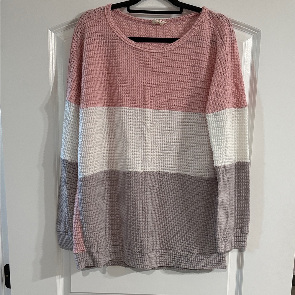 BiBi Textured Pink Sweater